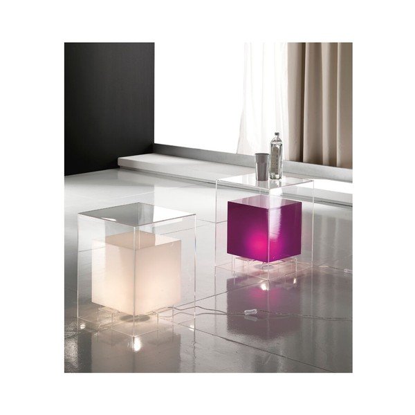 Svjetleći pomoćni stolić Tomasucci Space White-image-2