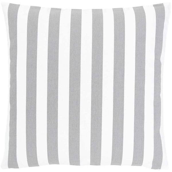 Bijelo-siva pamučna ukrasna jastučnica Westwing Collection Timon, 50 x 50 cm