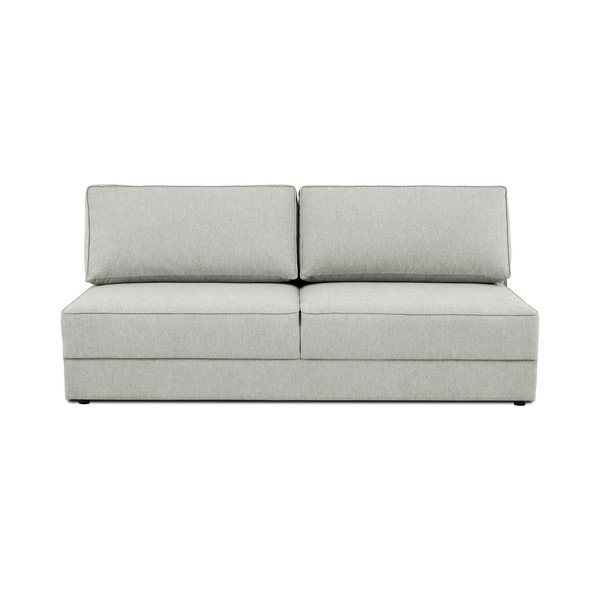 Svijetlo siva sklopiva/s prostorom za odlaganje sofa 202 cm Dora – Scandic