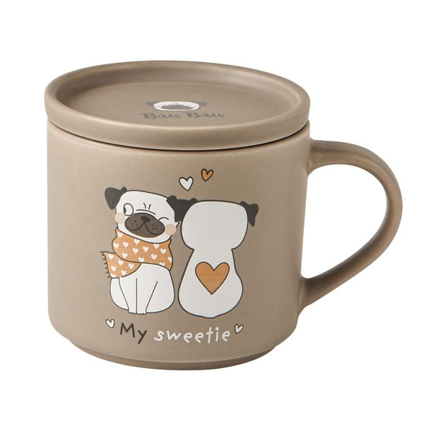 Bež/svjetlo smeđe porculanske šalice u setu 2 kom 35 ml – Brandani-image-2