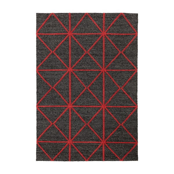 Crno-crveni tepih Asiatic Carpets Prism, 160 x 230 cm