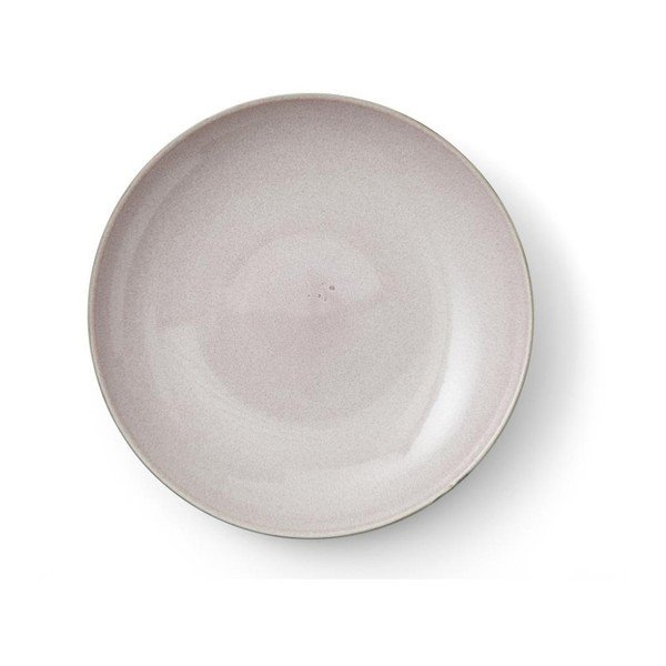 Siva posuda od kamenine s ružičastom unutarnjom stranom Bitz Mensa, promjer 40 cm-image-3