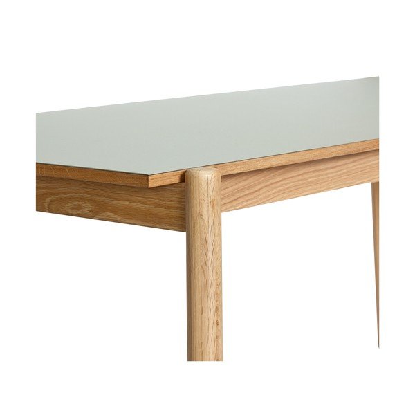 Blagovaonski stol od punog hrasta 107x190 cm Oblique – Hübsch-image-3