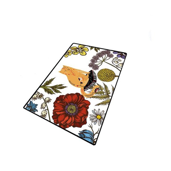 Kupaonska prostirka 70x120 cm Hennaed Cat – Foutastic