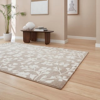 Svjetlo smeđi tepih 80x150 cm Grace Floral – Catherine Lansfield