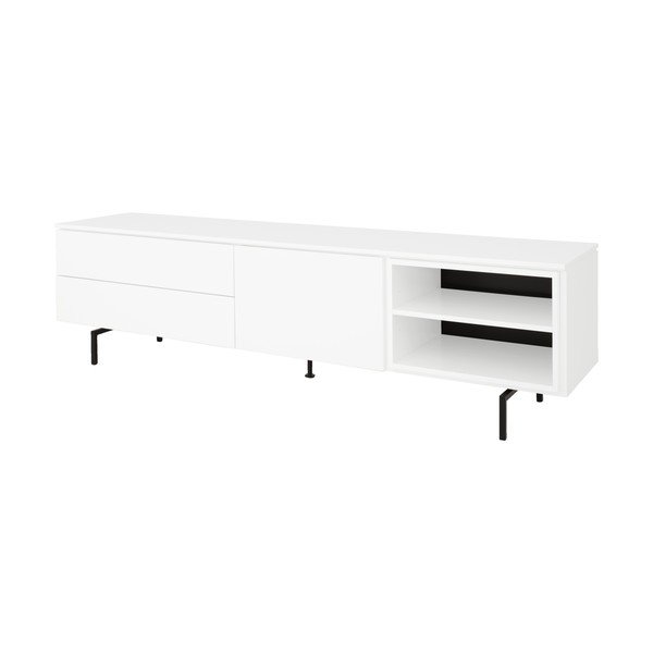 Bijela niska komoda 210x57 cm Plain – Tenzo-image-2