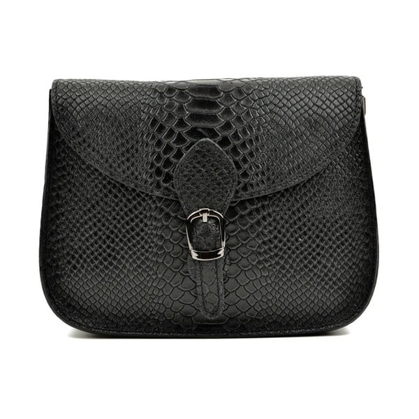 Crna kožna torbica Luisa Vannini Lorelai