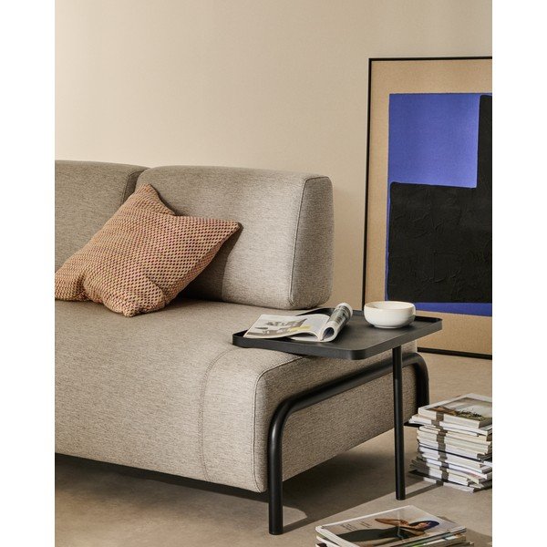 Sivo-bež sofa 220 cm Compo – Kave Home-image-1