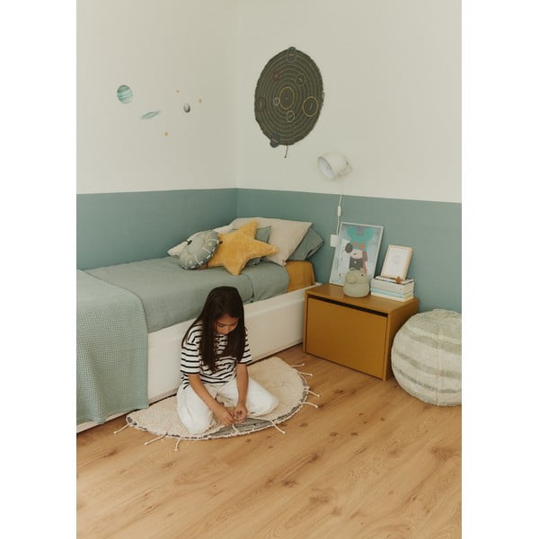 Krem periv/ručno rađen pamučan okrugao tepih ø 100 cm Moon Multishape – Lorena Canals-image-4