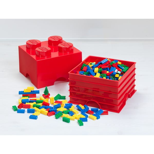 Crvena kutija za pohranu LEGO® Mini Box-image-1