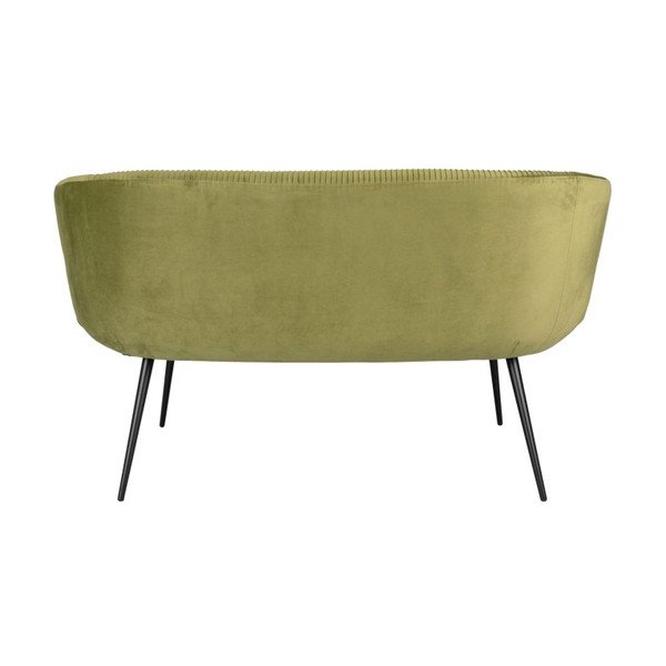 Zelena sofa s baršunastom površinom Majestic - Leitmotiv-image-3