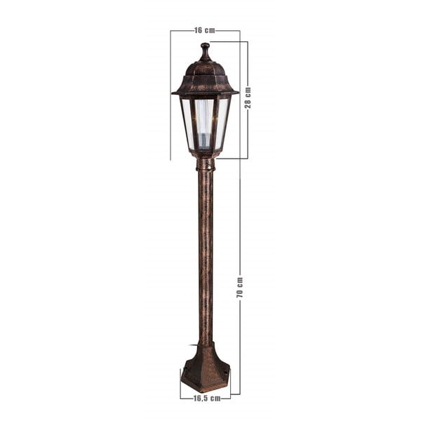 Vanjska svjetiljka u brončanoj boji Homemania Decor Lampas, visina 98 cm-image-1
