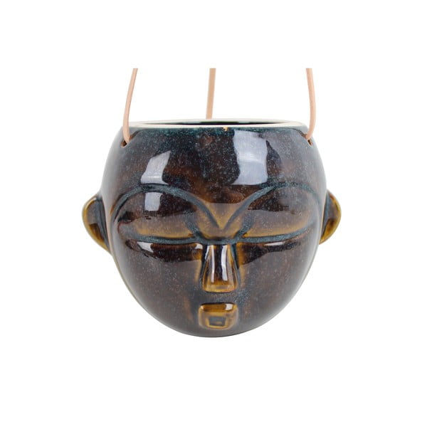 Tamnosmeđa viseća tegla PT LIVING Mask, visina 15,2 cm