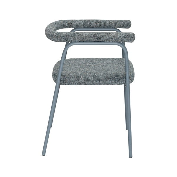 Sive podstavljene blagovaonske stolice u setu s naslonima za ruke 2 kom Ecto – Hübsch-image-2