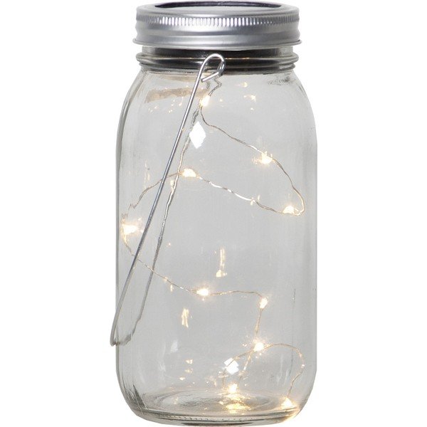 LED dekoracija Star Trading Jamjar, visina 18 cm