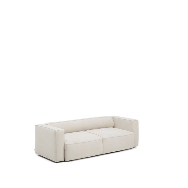 Bež sklopiva sofa od šenila 236 cm Marela – Kave Home-image-3