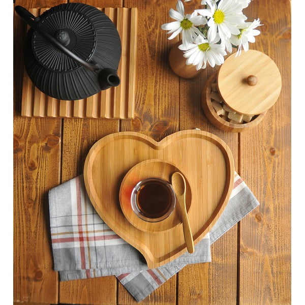 Poslužavnik od bambusa Bambum Amor, širina 23 cm-image-2