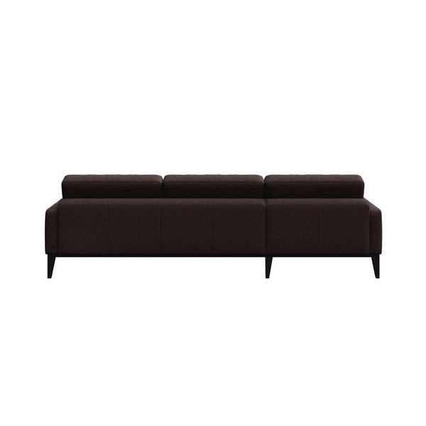 Smeđa kutna garnitura MESONICA Musso Tufted, desni kut-image-3