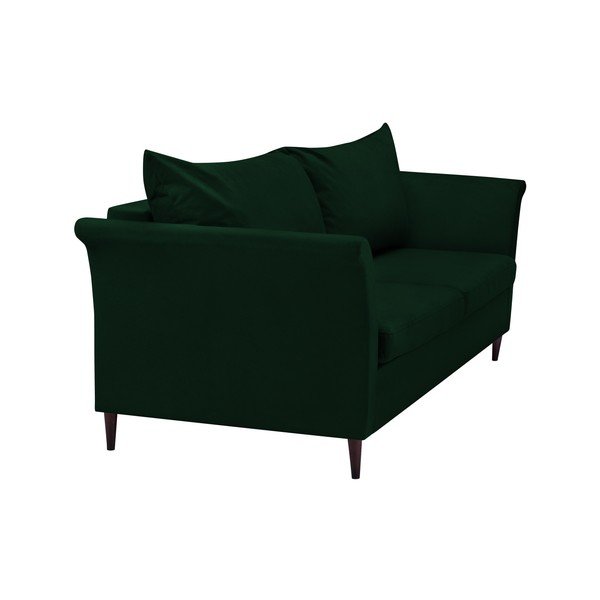 Zeleni kauč na razvlačenje s prostorom za odlaganje Mazzini Sofas Pivoine-image-3