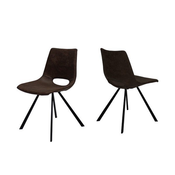 Set od 4 smeđe stolice Canett Coronas Poly-image-1