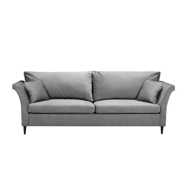 Svijetlo sivi kauč na razvlačenje s prostorom za odlaganje Mazzini Sofas Pivoine