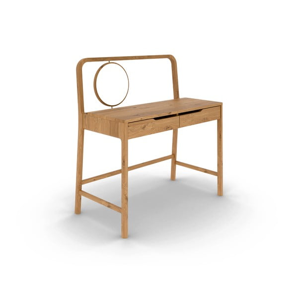 Kozmetički stol od punog hrasta 57x110 cm Twig – The Beds-image-2