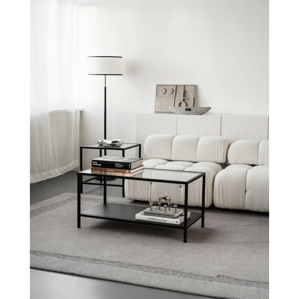 Sivi vunen tepih 200x300 cm Morphic Rocca – Agnella-image-2