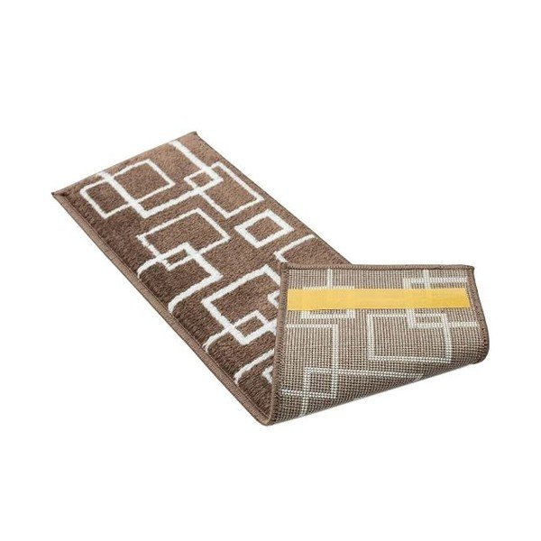 Smeđi set tepiha za stepenice 13 kom 22x73 cm Geometric – Mila Home