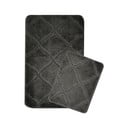 Antracitno sive kupaonske prostirke u setu 2 kom 50x80 cm Cizgili – Foutastic