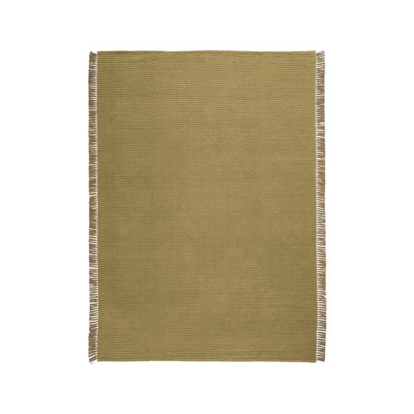 Zelena ručno rađena staza od mješavine pamuka 80x150 cm Channa – Jotex