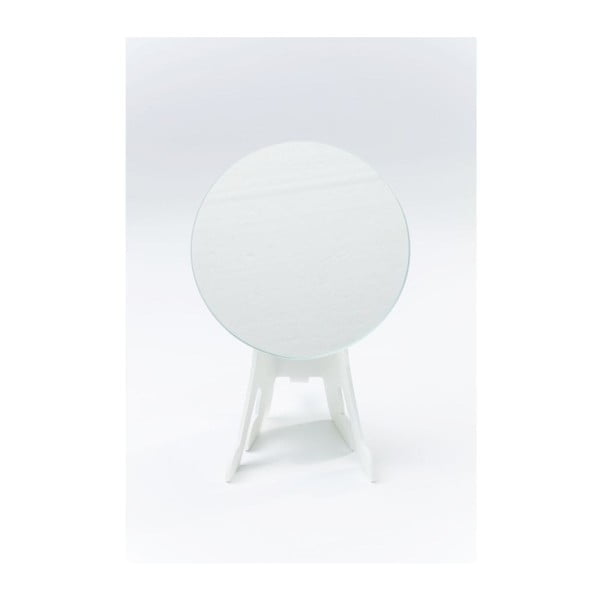 Bijeli ukras sa ogledalom Kare Design Fog