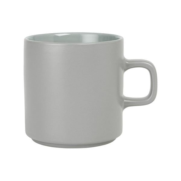 Siva keramička šalica za čaj Blomus Pilar, 250 ml