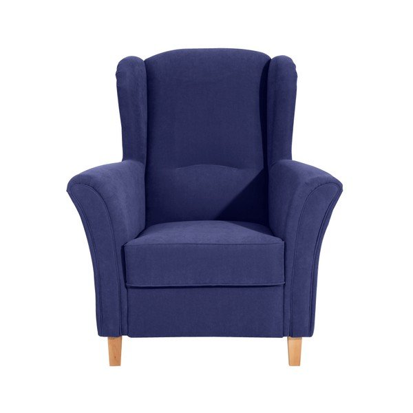 Plava fotelja Max Winzer Agnetha Velvet-image-3