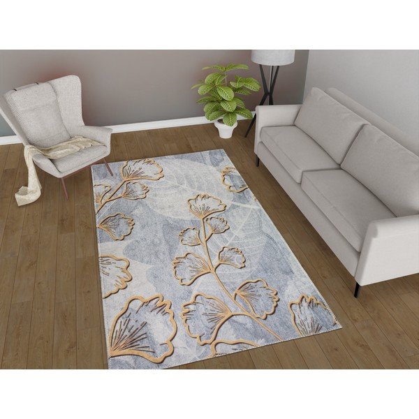 Sivi/u zlatnoj boji periv tepih 120x180 cm Dainty – Vitaus-image-1