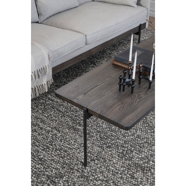 Smeđi stol od jasenovog drveta Rowico Shelton, 145 x 60 cm-image-2