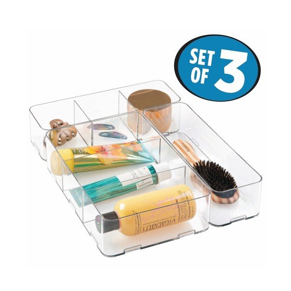 Set od 3 InterDesign Clarity Interlocking organizatora-image-3