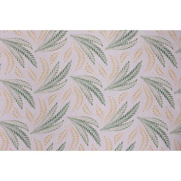 Bijela/zelena prozirna zavjesa 300x260 cm Seva – Mendola Fabrics-image-4