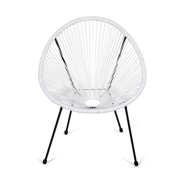 Bijela metalna/plastična vrtna fotelja Avocado Comfort – Bonami Selection