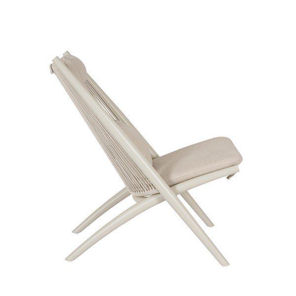 Bež metalna vrtna fotelja Aloha – Bizzotto-image-3