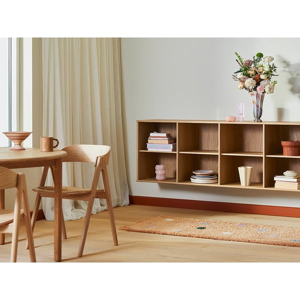 Viseća biblioteka u dekoru hrasta u prirodnoj boji 220x61 cm Mistral – Hammel Furniture-image-1