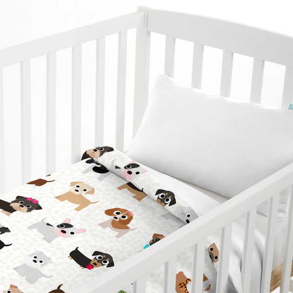 Dječja pamučna posteljina Mr. Fox Dogs, 100 x 120 cm-image-2