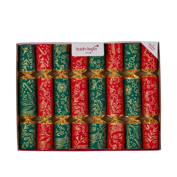 Božićni praskavci u setu 8 kom Bon Bon – Robin Reed