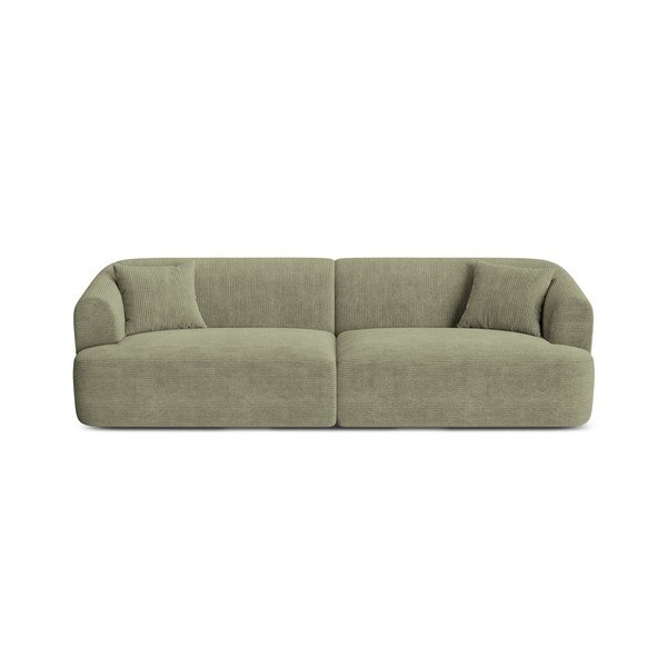 Zelena sofa od samta 255 cm Campi – Cosmopolitan Design