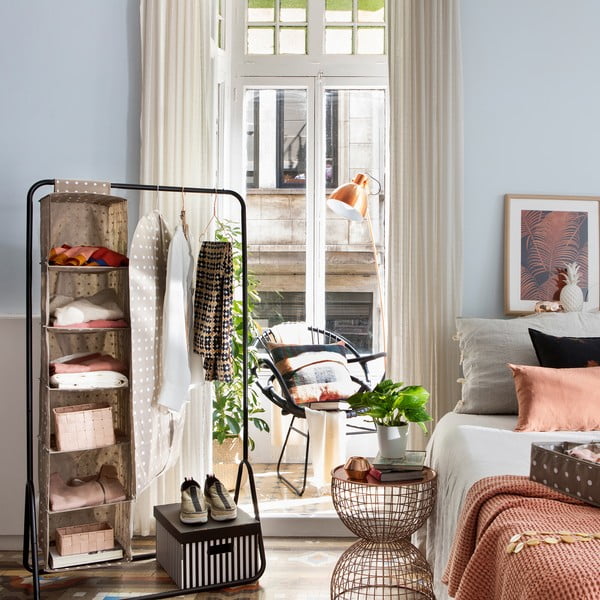 Bež organizator sa 6 odjeljaka Compactor Dots-image-1