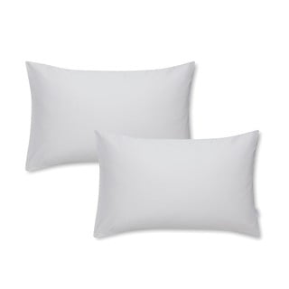 Set od 2 sive jastučnice od pamučnog satena Bianca Standard, 50 x 75 cm
