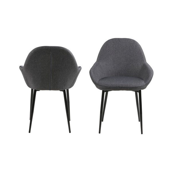 Set od 2 sive blagovaonske stolice Actona Candis-image-3
