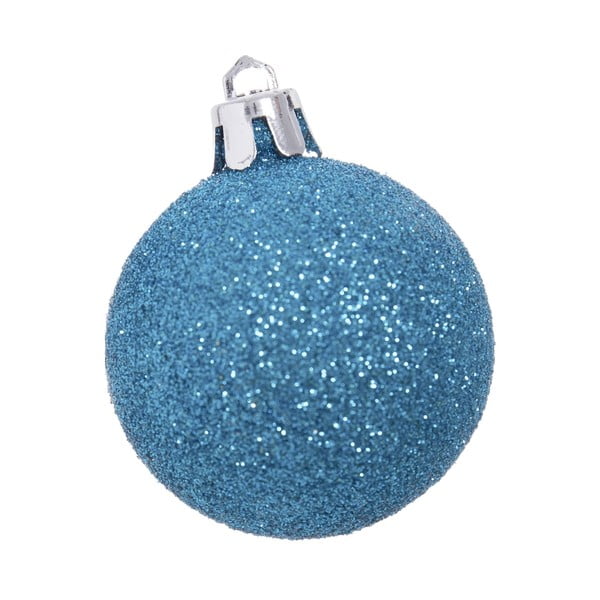 Plave božićne kuglice u setu od 12 kom - Casa Selección, ⌀ 4 cm