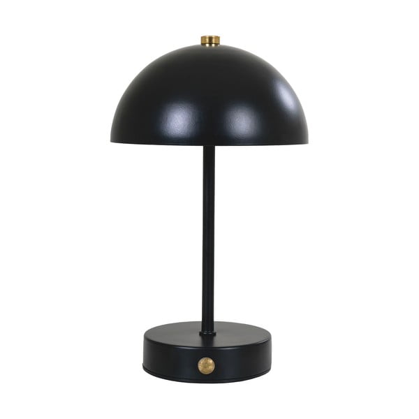 Sjajno crna LED stolna lampa (visina 25 cm) Holt – House Nordic