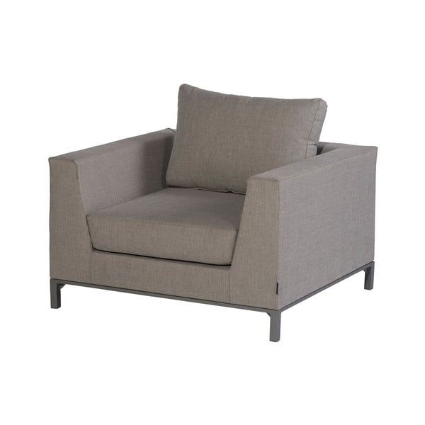 Siva metalna vrtna fotelja SiciliË – Exotan
