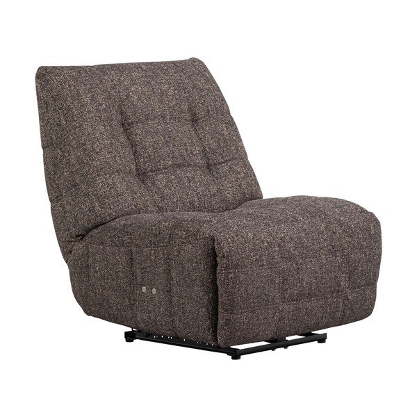 Antracitno siva fotelja za opuštanje s podesivim nagibom Hein – WOOOD